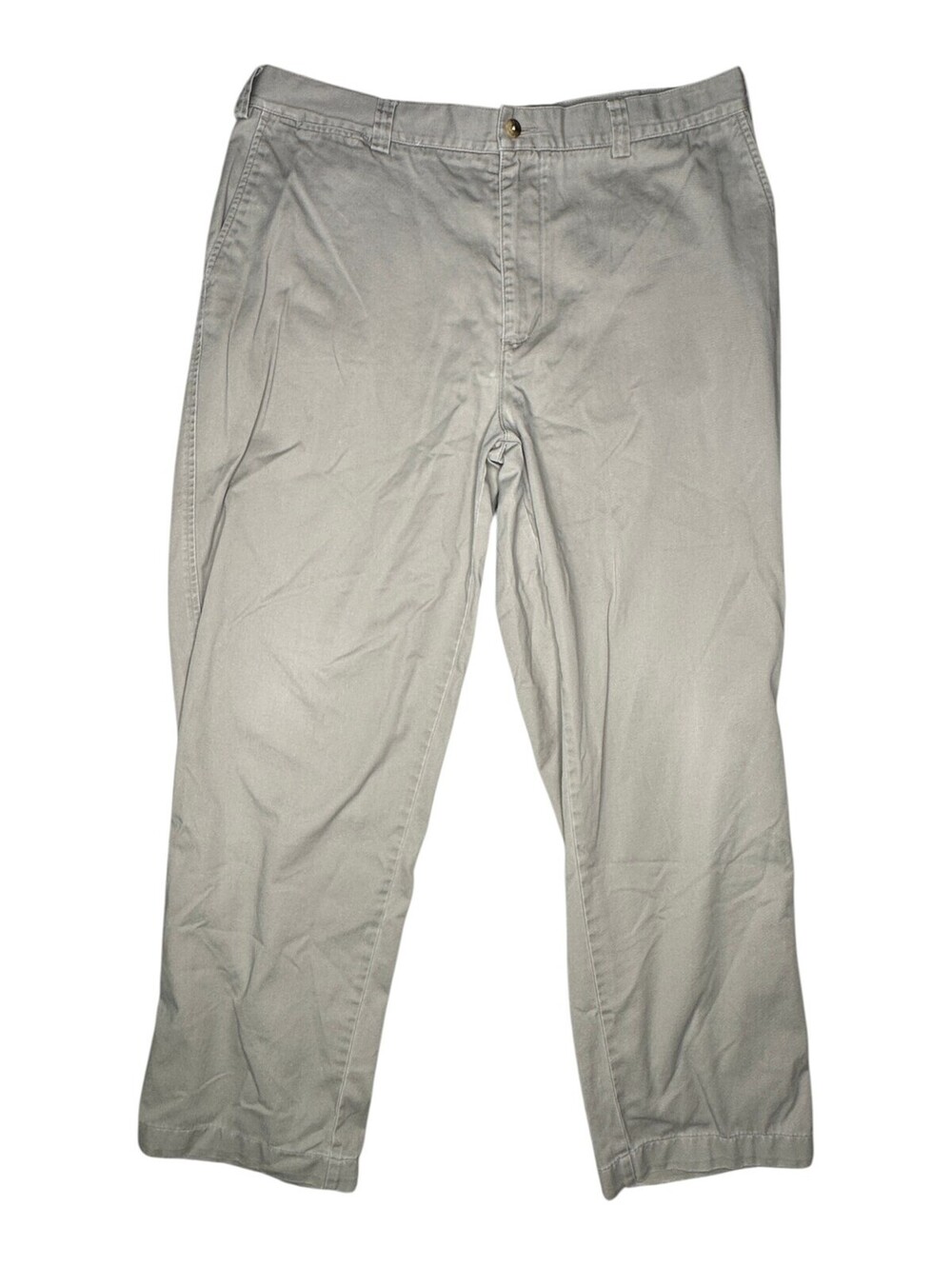 Nautica Beige Classic Fit Men's Casual Pants 38Wx34L